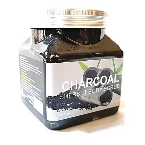 Скраб для тела Wokali Charcoal Sherbet Body Scrub Уголь 350 мл