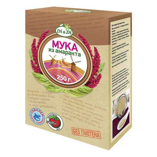 Мука Di&Di амарантовая без глютена 250 г