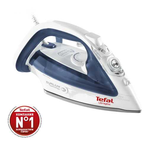 Утюг Tefal Ultragliss 4 FV4913 E0 White/Blue