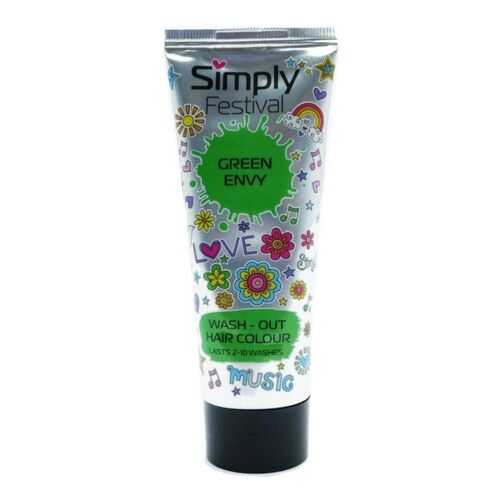 Краска для волос Simply Festival Green Envy Зеленая зависть Mellor&Russell, 75 мл