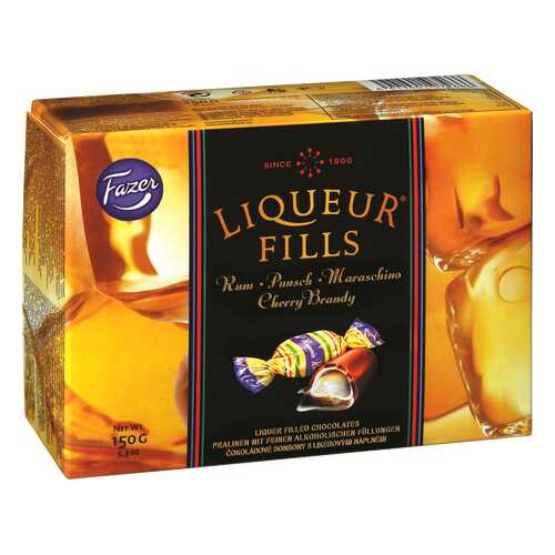 Конфеты шоколадные Liqueur Fills с ликером 150 г