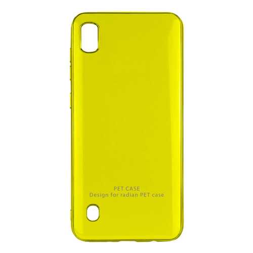 Чехол GLOSSY LOGO для Samsung Galaxy A10 (A105F) Yellow