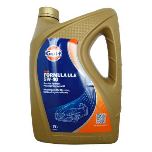 Моторное масло Gulf Formula ULE 5W-40 5л