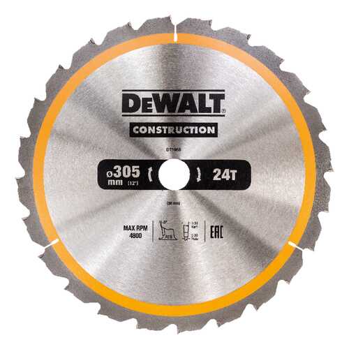 Диск по дереву для дисковых пил DeWALT DT1958-QZ