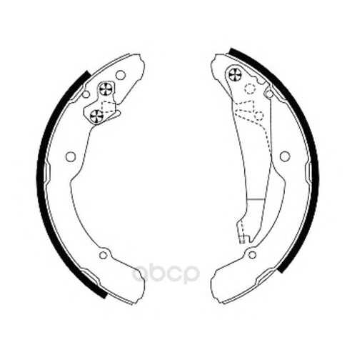 Комплект тормозных колодок барабанных HELLA PAGID 8DB355001691