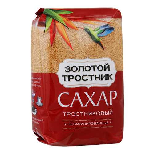 Сахар Золотой тростник тростниковый нерафинированный 900 г