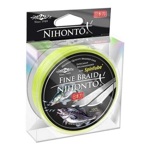 Шнур плетёный Mikado Nihonto Fine Braid Fluo, 0,23