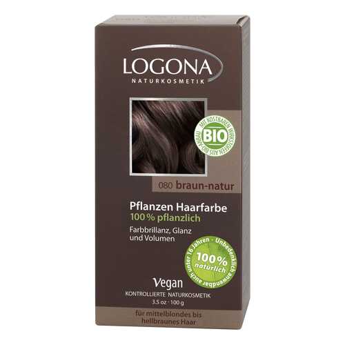 Краска для волос Logona Herbal Hair Colour Powder Натурально-коричневый 100 г