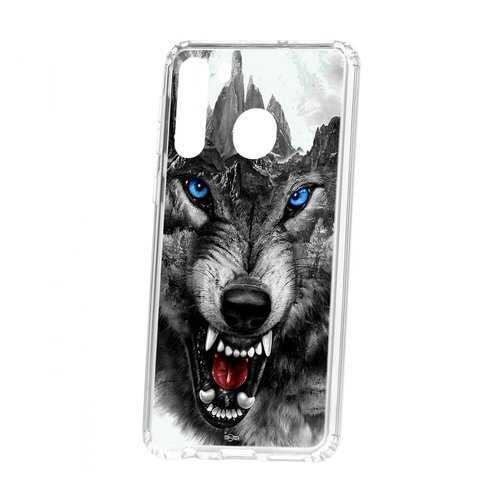 Чехол Samsung Galaxy A21 Kruche Print Волк