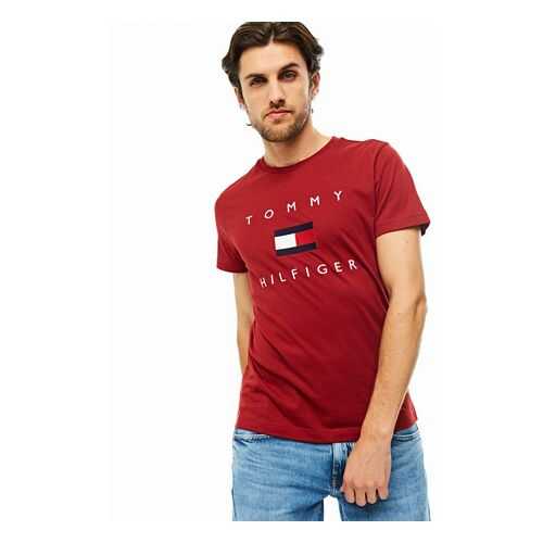 Футболка мужская Tommy Hilfiger MW0MW14313 красная XL