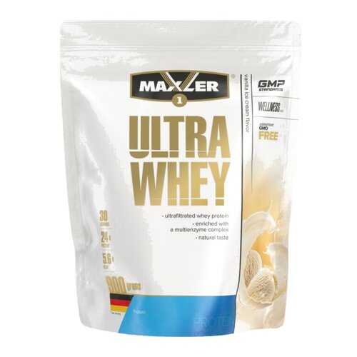 Сывороточный протеин MAXLER Ultra Whey 900 гр (Ваниль)