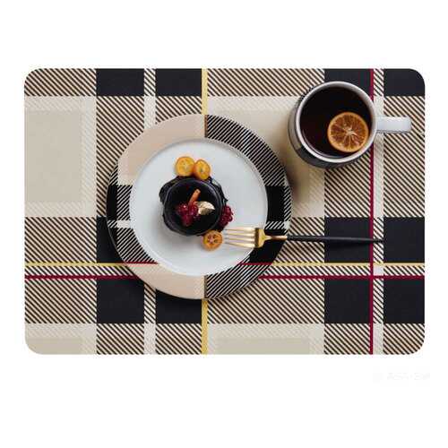 Сервировочная салфетка ASA Selection Tartan 46x33, цвет коричневый