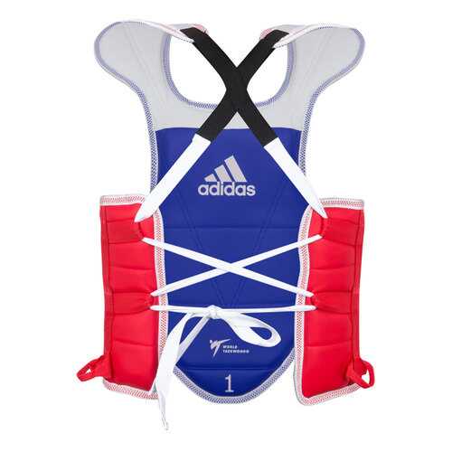 Защита корпуса двухсторонняя Adidas Adult Body Protector Reversible WT сине-красная L