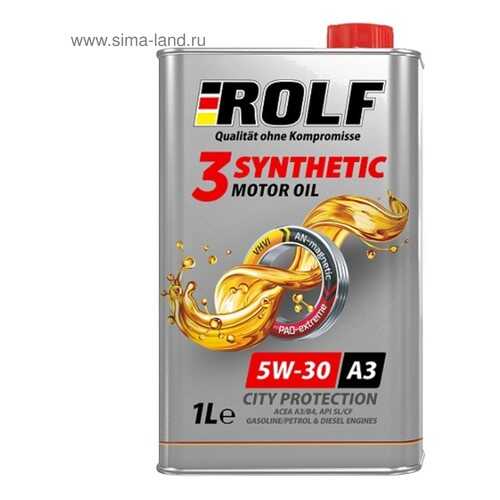 Моторное масло ROLF 3-synthetic 5W-30 ACEA A3/B4