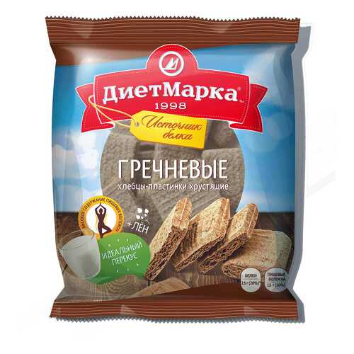 Хлебцы-мини пластинки ДиетМарка гречневые 50 г