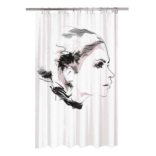 Штора для ванной See-Mann-Garn Fraulein 180x200см, цвет белый