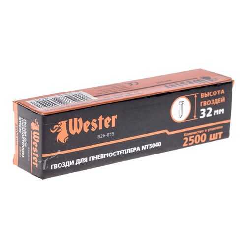 Гвозди 826-015 для пневмостеплера WESTER NT5040