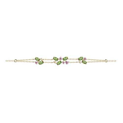 Браслет женский SOKOLOV из золота с фианитами Swarovski 81050038 р.17