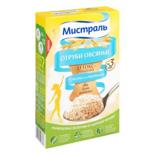 Отруби Мистраль детокс-очищение овсяные 400 г