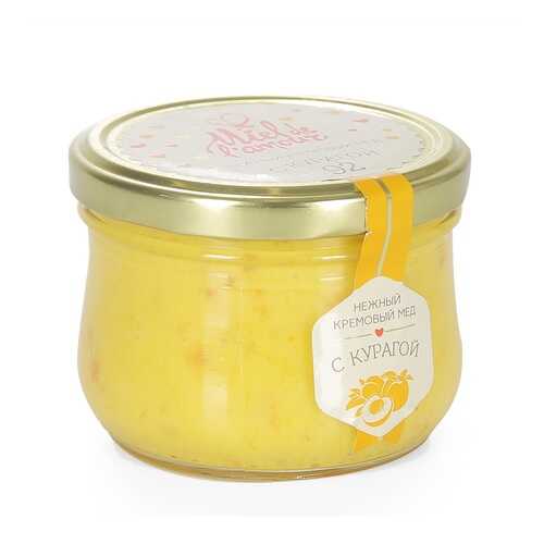 Крем-мёд Miel de lamour цветочный с курагой 250 г Россия