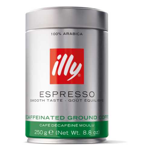 Кофе молотый ILLY deca без кофеина 250 г