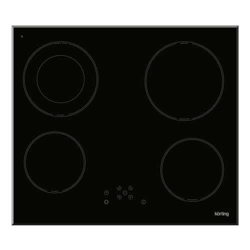 Встраиваемая варочная панель электрическая Korting HI 62022 B Black