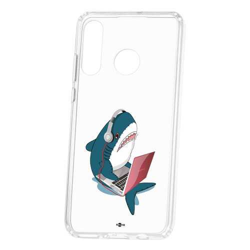 Чехол Kruche Huawei P30 Lite Print Акула