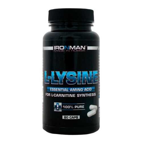 Ironman L-Lysine 60 капсул без вкуса