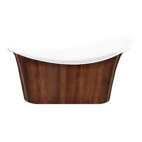 Акриловая ванна Lagard TIFFANY Brown Wood 175х82 см