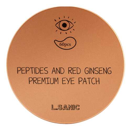 Патчи для глаз L’Sanic Peptides and Red Ginseng Premium Eye Patch 60 шт