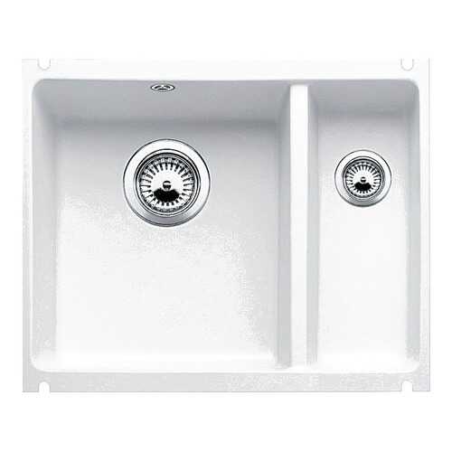 Мойка для кухни керамическая Blanco SUBLINE 350/150-U 514522 глянцевый белый