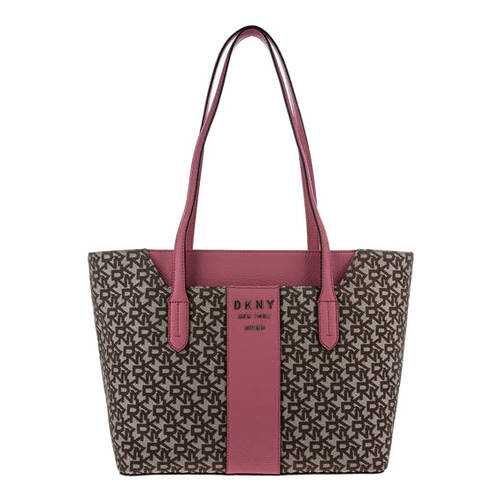 Шоппер женский DKNY R92AFC35 бежевый/розовый