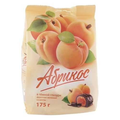 Конфеты фруктово-желейные Good Food абрикос в темной глазури 175 г