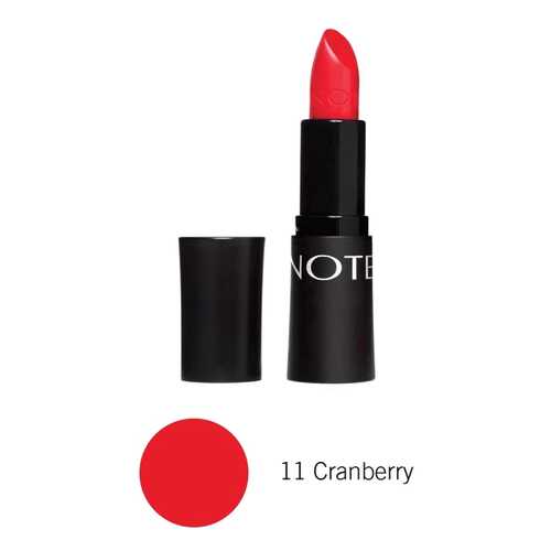 Помада Note Ultra Rich Cranberry Яркий красный