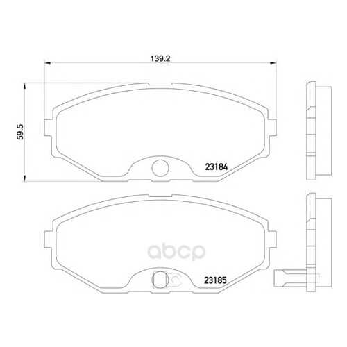 Тормозные колодки дисковые Textar 2318401