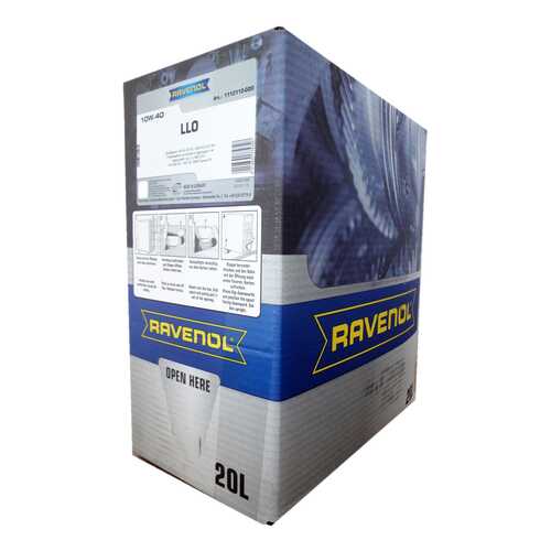 Моторное масло Ravenol LLO SAE 10W-40 20л