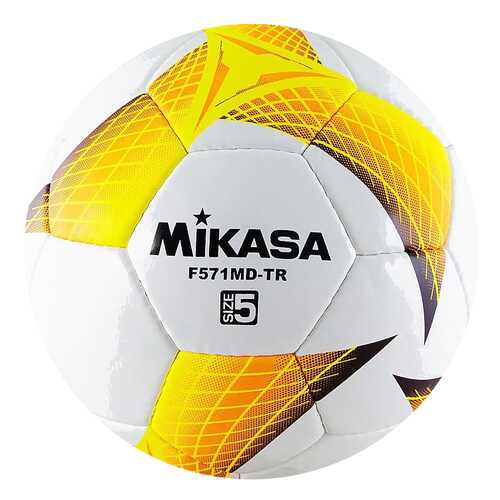Футбольный мяч Mikasa F571MD-TR-O №5 white/yellow