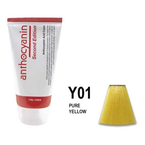 Краска для волос ANTHOCYANIN 110 Y01 - Pure Yellow