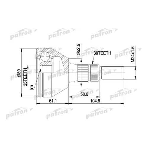 Шрус PATRON PCV1420