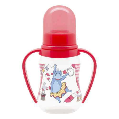 Бутылочка для кормления Lubby Just Lubby с молочной соской, с ручками 125 мл