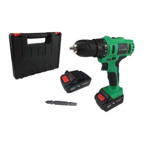 Дрель аккумуляторная Zitrek Greenpower 12-Li (12В, 2 Li-ion, кейс, бита) 063-4074