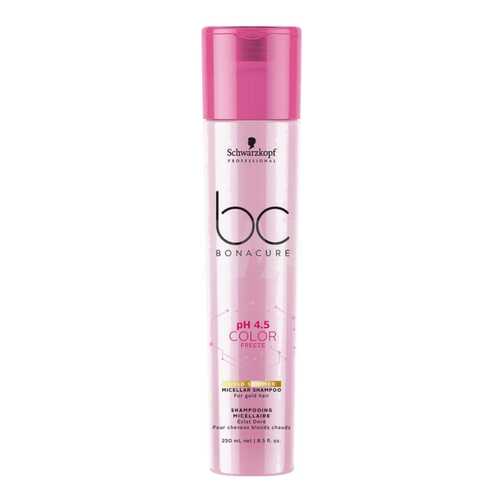 Шампунь Schwarzkopf BC Bonacure pH 4,5 Color Freeze с золотистым оттенком 250 мл