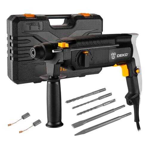 Перфоратор сетевой DEKO DKH950W в кейсе с набором из 5 буров 063-4122