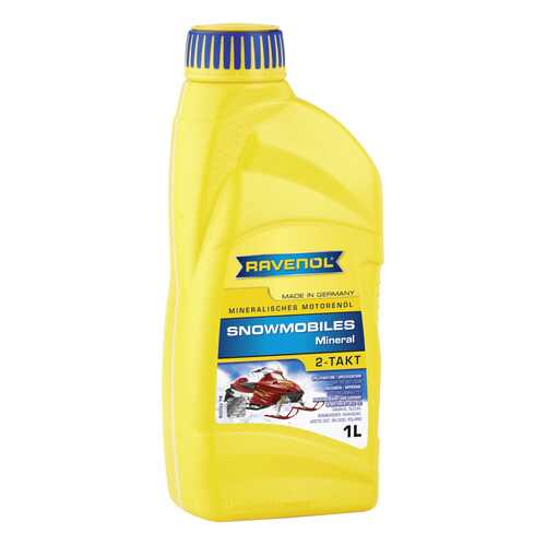 Моторное масло Ravenol Snowmobiles Mineral 2-Takt 5W-30 1л
