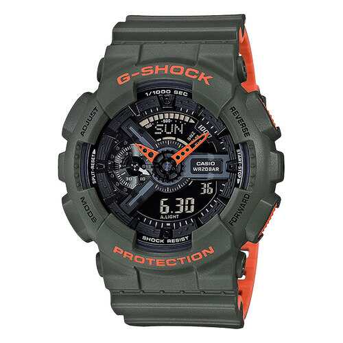 Японские наручные часы Casio G-Shock GA-110LN-3A с хронографом