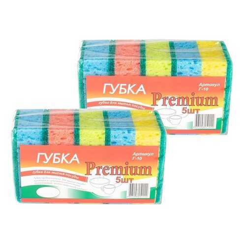 Verona Premium, губка для посуды, 10 шт