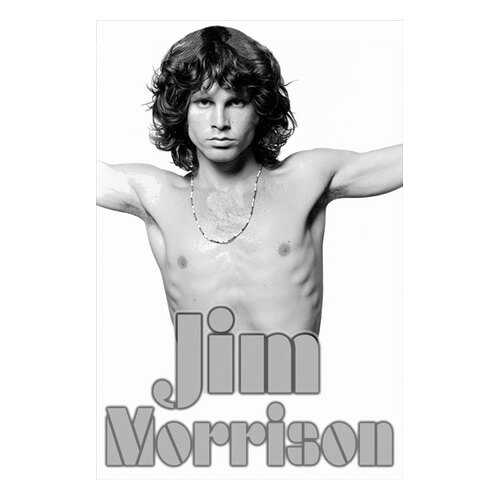 Постер СТ-Диалог Jim Morrison, МУЗ-314, бумага, 60х90 см