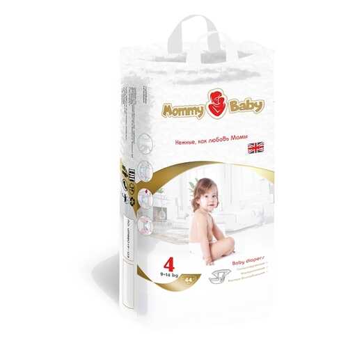 Подгузники детские одноразовые Mommy Baby (размер 4), 9-14 кг, 44 шт.