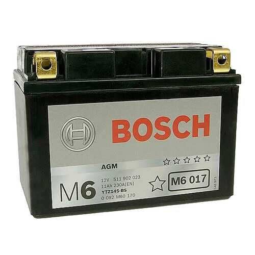 Акб M6 017 12v 11ah 230a 150x87x110 / -/ Bosch