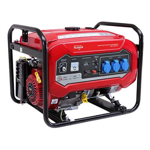 Бензиновый генератор Elitech БЭС 6500РМ 181320